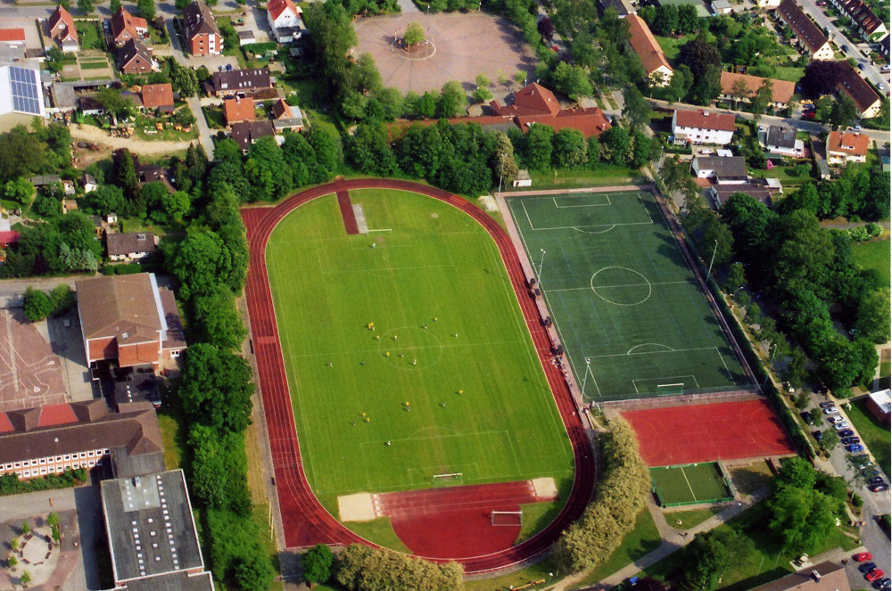Luftaufnahme Jahn-Stadion